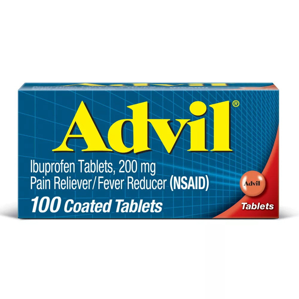 Advil Advanced Medicine For Pain, 200Mg, Tablets, 100 Ea